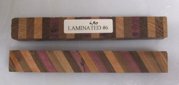 Pen Blank Laminated Nr.6  - 6